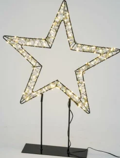 Weihnachtsstern LED auf Ständer