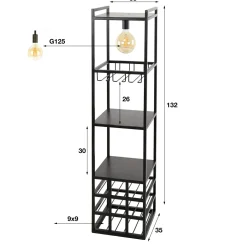 Weinregal Leuchte DECORATE