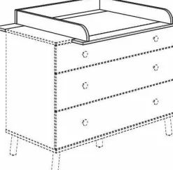 Wickelaufsatz PAIDI YLVIE