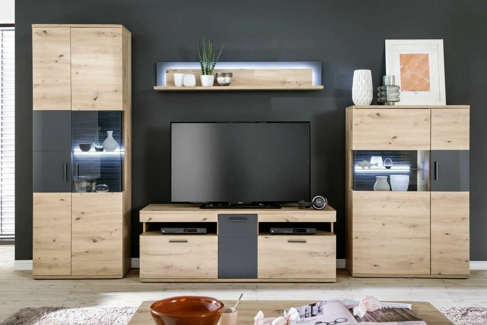 Wohnwand HARPER MADANG