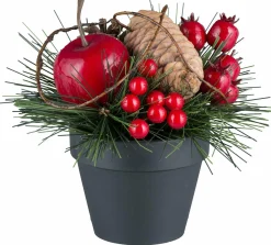 Zapfen und Beeren Arrangement