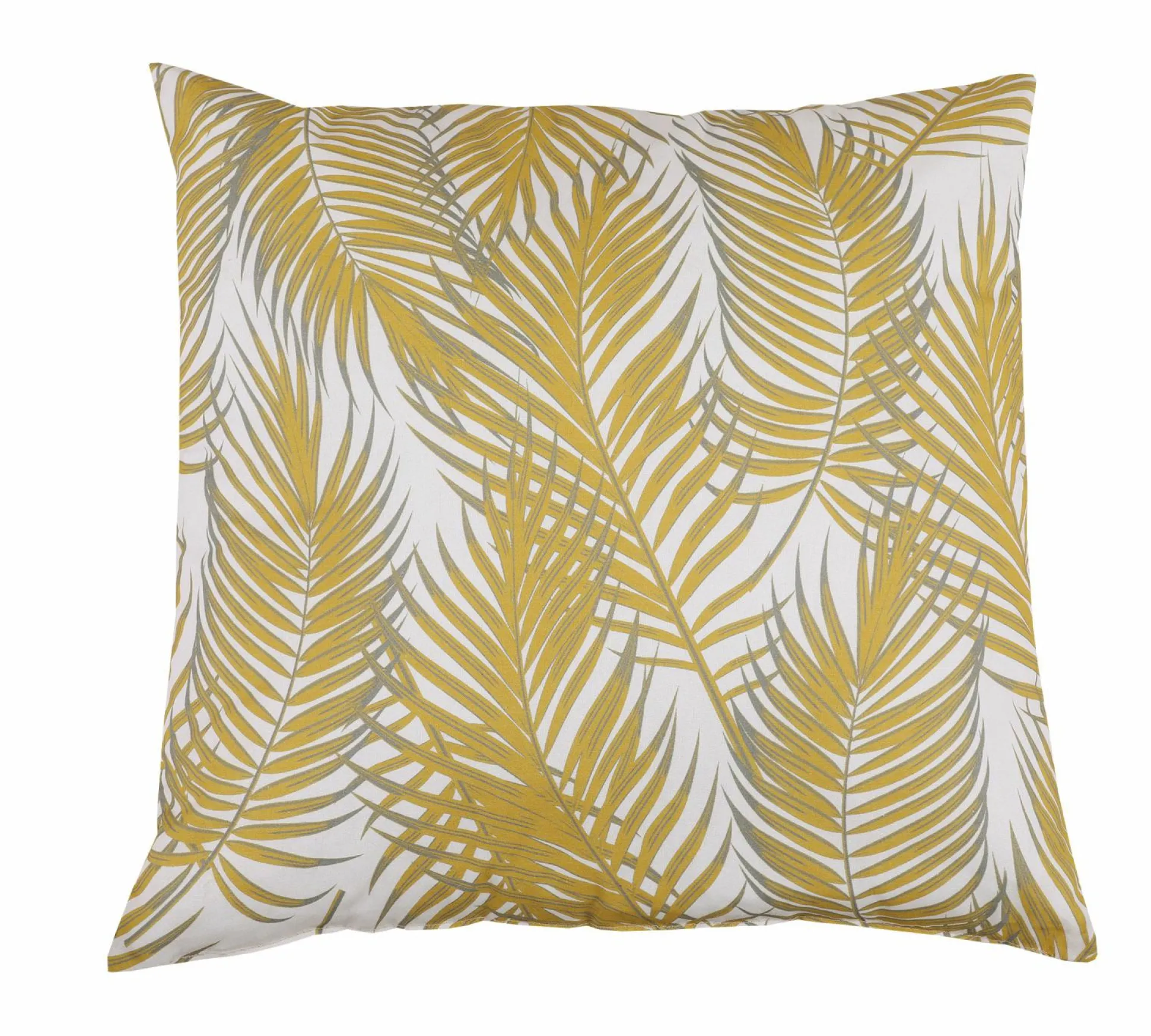 Zierkissen Fächer gelb